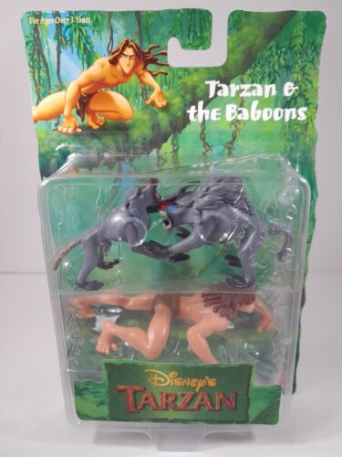 1999 Mattel Disney’s Tarzan & The Baboons Mini Figures Set 67874 - Picture 1 of 13