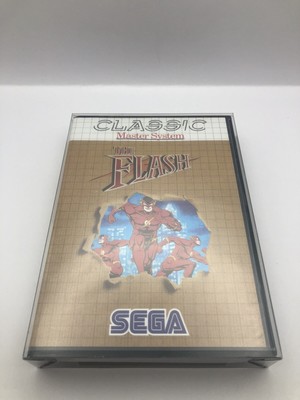 The Flash Sega Master System Rare Brown Classic mit Handbuch 8 Bit Retro 1993 #0941