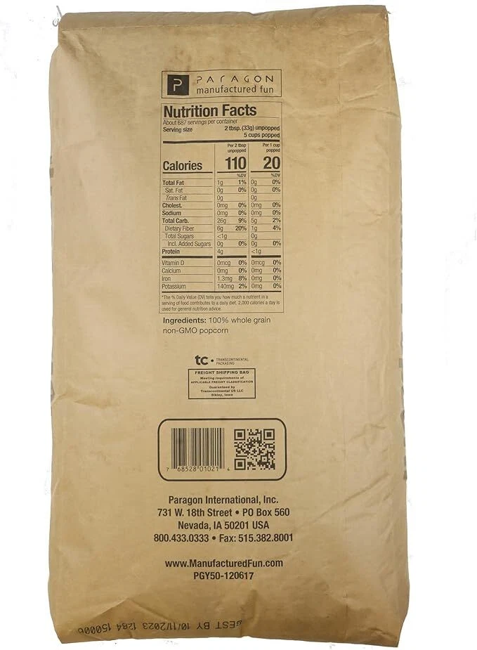 Paragon - Bolsa a granel Paragon divertida fabricada maíz amarillo, 50 libras Foto 2 de 4