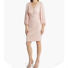 NWOT VINCE CAMUTO $59 Rhinestone Belt Detail Cocktail Dress Size 16