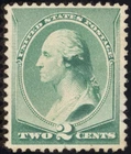 US Scott 213 Mint NG 2c green George Washington Lot A343 bhmstamps