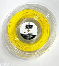 AG POLY 17 Tennis String 660' Reel - Yellow