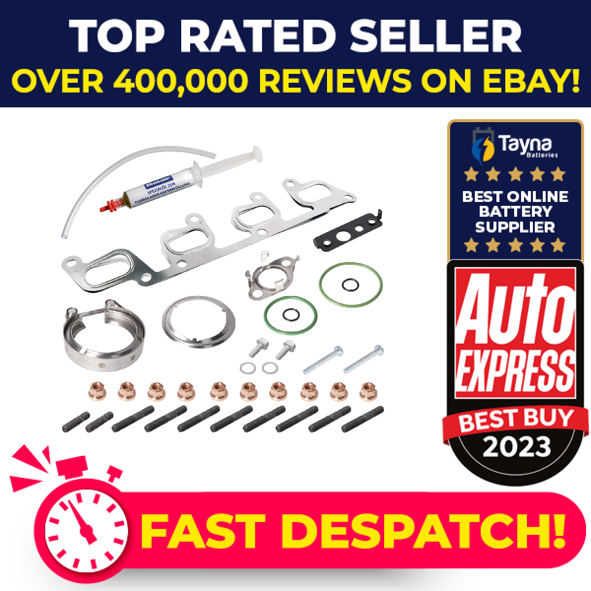 Mounting Kit, charger fits VW PASSAT 3C2, 3C5 1.6D 09 to 10 CAYC 03L253039E Febi