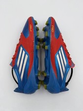 ADIDAS F50 ADIZERO TRX FG SYN V23956 BLUE ORANGE FOOTBALL CLEATS US8 1/2 UK8