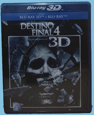 NEW THE FINAL DESTINATION 4 4TH SERIES 3D 2D BLU RAY MOVIE 2009 MEXICO EDITION