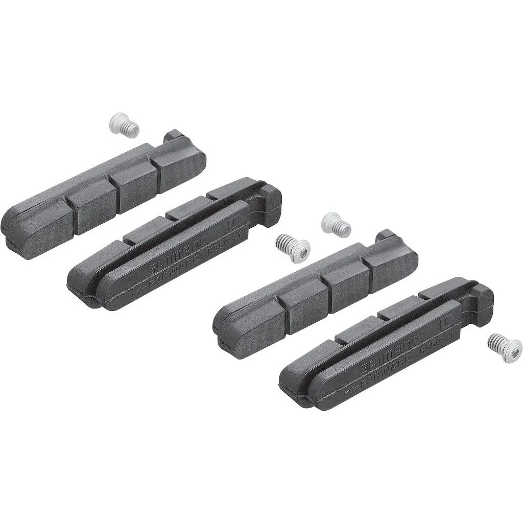 Patins Shimano R55C4 avec gomme haute friction pour jante alu route