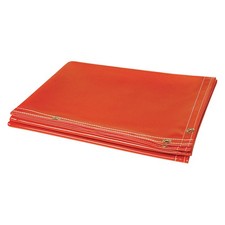 STEINER 338-8X10 Welding Curtain, 8 ft H, 10 ft W, Orange 38RL39