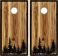 Pinetrees Design  Cornhole Board Wrap LAMINATED Decal Vinyl Sticker #4993