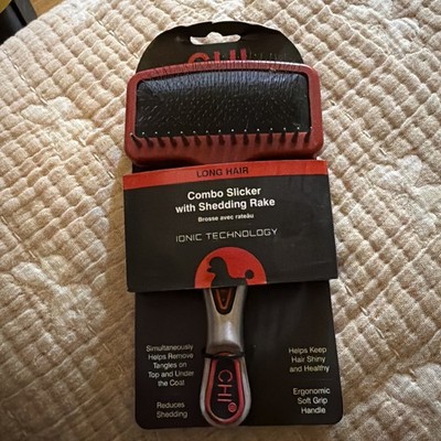 Chi Long Hair Combo Slicker With Shedding Rake 