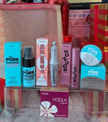 Benefit Cosmetics Beauty 6-Pcs Mini Hoola, Mascara,  Setting spray, Moisturizer