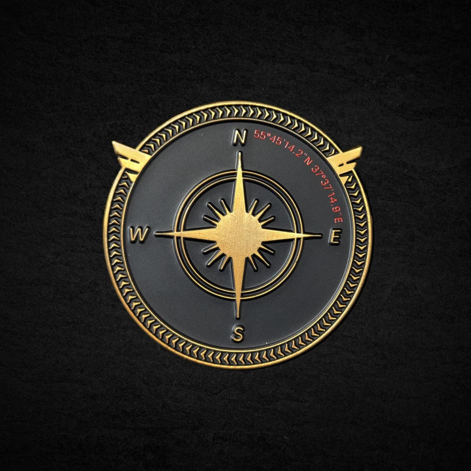 CHALLENGE COIN MILITARY INTELLIGENCE OF UKRAINE "MARK"-UKRAINIAN MILITARY TOKEN - Image 2 of 4