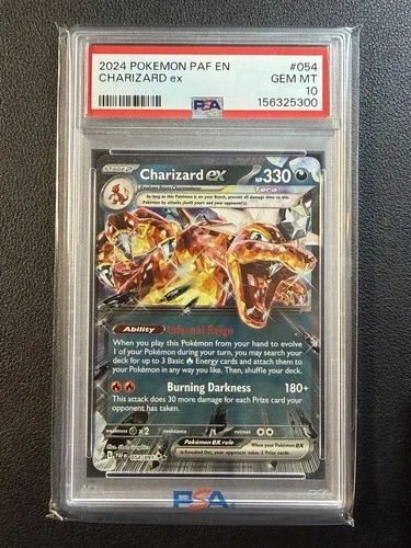 Charizard ex 054/091 Pokemon SV: Paldean Fates Holo Rare PSA 10 GEM MINT 💎