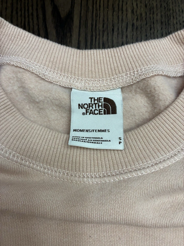 Suéter para mujer The North Face pequeño rosa manga larga suéter sudadera Foto 3 de 4
