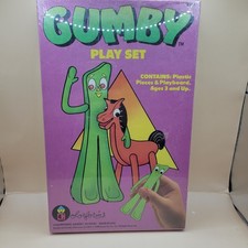 Gumby Play Set Color Forms 722 Vintage 1988 New Sealed Box