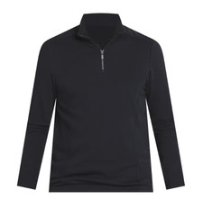 NEW Kenneth Cole Slim Fit Quarter Zip Long Sl...
