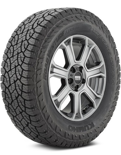 Kumho Road Venture AT52 245/75R16 111T SL BW Tire (QTY 4) 2289903 2457516