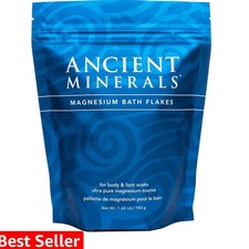 Magnesium Bath Flakes of Pure Genuine Zechstein Chloride - Resealable Magnesi...