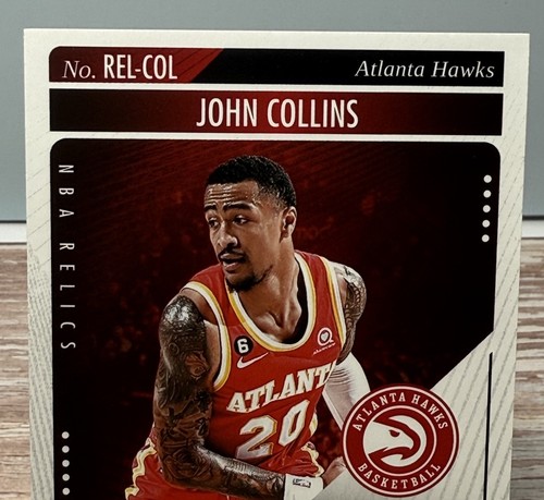 2024-25 Panini Silhouette NBA Reliquias FOTL #REL-COL John Collins #3/5 ATL Hawks - Imagen 7 de 13