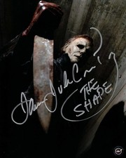 James Jude Courtney "Michael Myers" Halloween Autographed 8x10 Photo (Silver