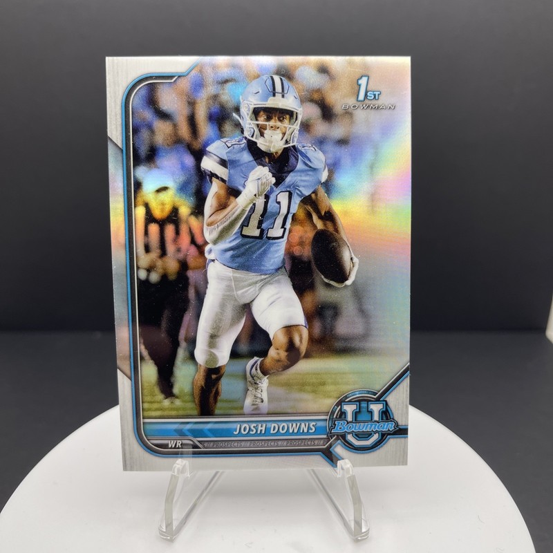 2021-22 Bowman University - Josh Downs #50 Chrome Prospects (RC)