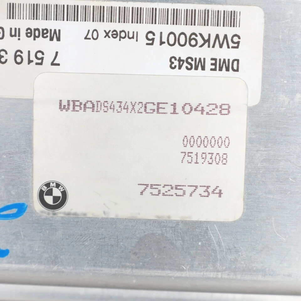 BMW 525iT Wagon M54 2001-2003 motor computador ECU ECM DME OEM usado Foto 3 de 4