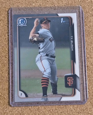 2015 Bowman Chrome Prospects BCP24 Ty Blach San Francisco Giants