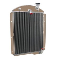 4 Row All Aluminum Radiator 1941-1946 Chevy Pickup Truck Bk Bl Bm 3.5l 3.8l L6 4 Row All Aluminum Radiator 1941-1946 Chevy Pickup Truck Bk Bl Bm 3.5l 3.8l L6