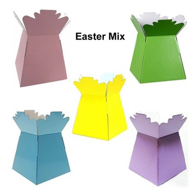 Ostern Blumenstrauß Box Living Vase Blumentransporter Floral Süß Geschenkboxen