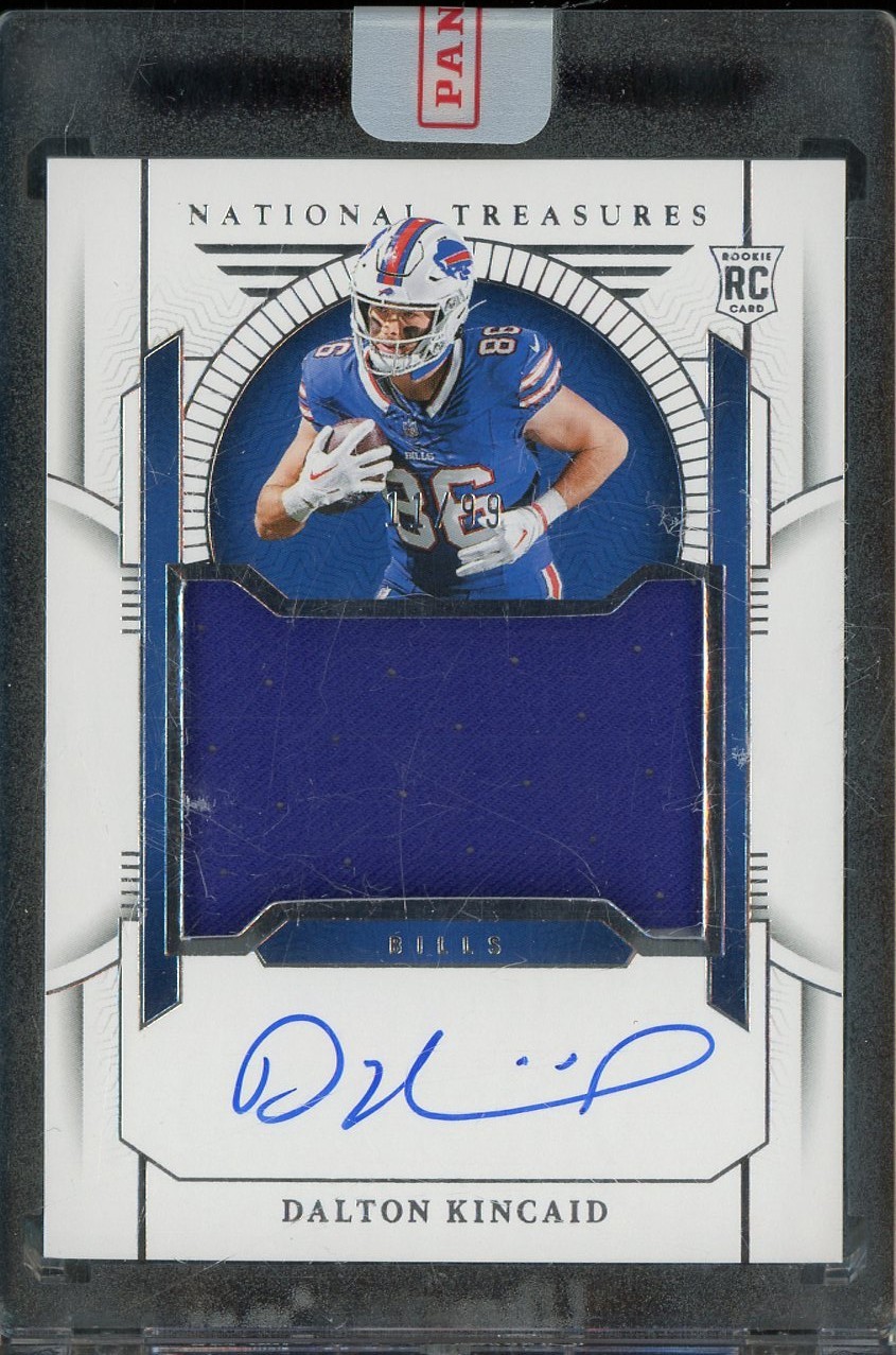 2023 National Treasures #162 Dalton Kincaid RPA RC Rookie Patch AUTO 11/99