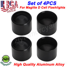 For Maglite D Cell Dry Storage Hidden Cups - Anodized Aluminum Non Freeze Plugs