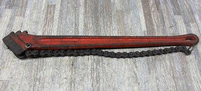 Ridgid  USA 24'' Chain Wrench  3'' Pipe Capacity No C-24 Used