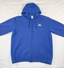 Adidas Future Icons 3 Men s Full Zip Fleece Lined 3-Stripes Lush Hoodie, XL