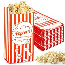 Small 1oz Disposable Paper Popcorn Bags for Serving Popped Kernels