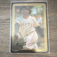 1992 Action Packed All-Star Gallery Willie Mays #14 New York Giants MLB Baseball