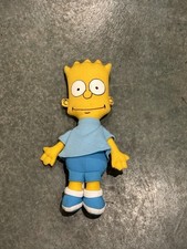The Simpsons 1990 Bart Simpson Plush Doll Toy Vintage Matt Groening