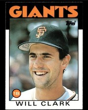 1986 TOPPS TRADED #24T WILL CLARK RC GIANTS