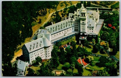 Vtg Berkeley California CA Hotel Claremont Berkeley Hills 1950s View Postcard