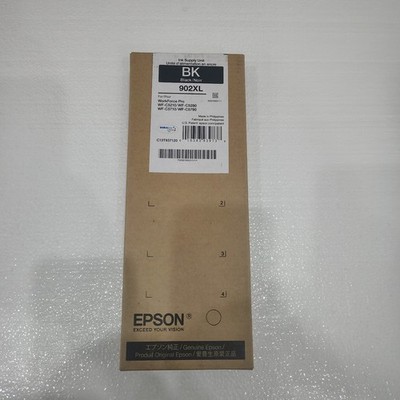 Genuine Epson Ink 902XL Black WorkForce Pro WF-C5210 C5290 C5790 Exp. 04/2030