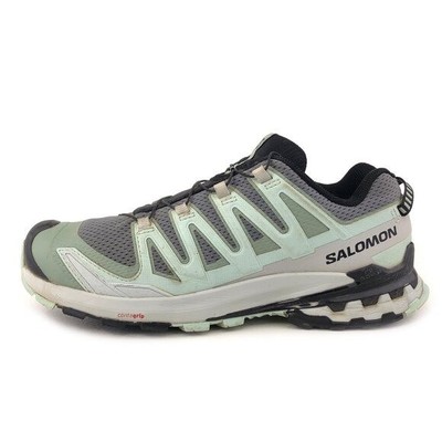 Salomon XA Pro 3D V9 GTX Trail Running Shoes Womens Size 10 Quiet Shade/Lily Pad