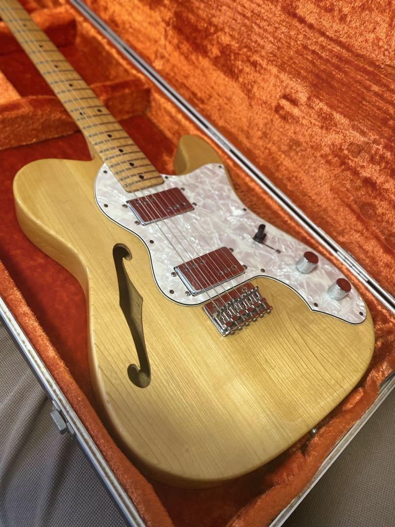 Aria Pro II Thinline TE-500N Backaroo Electric Guitar W/Hard Case