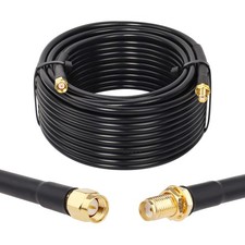 SMA Cable, SMA Male to SMA Female Cables 35 FT RG58 SMA Extension Cable for S...
