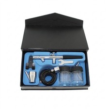 Airbrush Set 0,35 mm Airbrush mit Gläsern Me...
