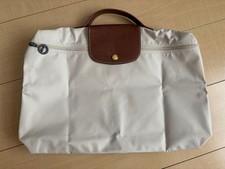 Longchamp Le Pliage Original Briefcase L2182089555 Beige Foldable France Bag