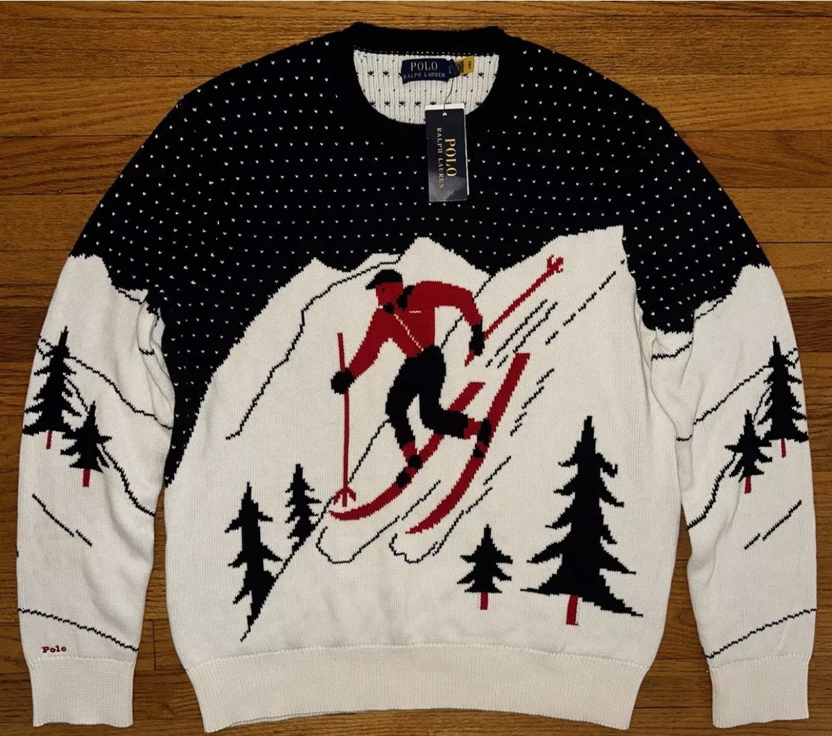 Polo Ralph Lauren Ski Christmas Knit Sweater Men's Small Brand New