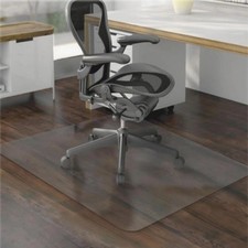 36 x 48 Office Chair Mat for Hard Floors Clear PVC Floor Protector Rectangle