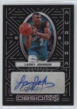 2021-22 Panini Obsidian Aurora Auto 11/99 Larry Johnson #AUR-LJO Auto 1l5g