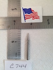 1 NEW SGS / FALCON 1/8" SHANK CARBIDE BURR SM-41 SINGLE CUT CONE FLAT END (C744)