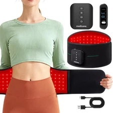 Medisana 3-in-1 Red Light Therapy Belt, Cordless Infrared Red Light Therapy f...