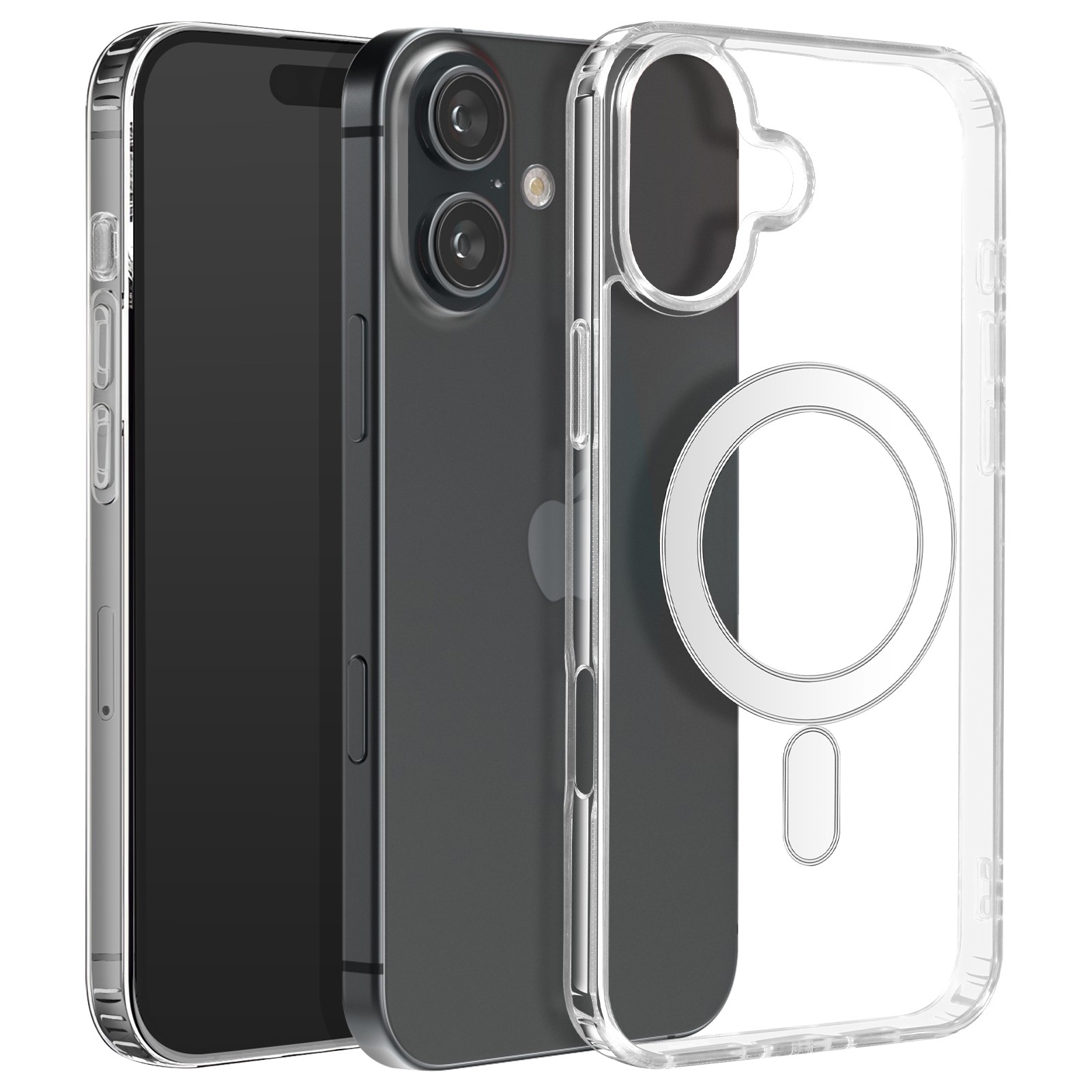 Coque magnétique Avizar pour iPhone 16 - Semi-rigide