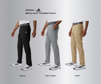 Adidas Men s Golf Tapered Pants A2021 Stretch Performance Moisture-Wicking